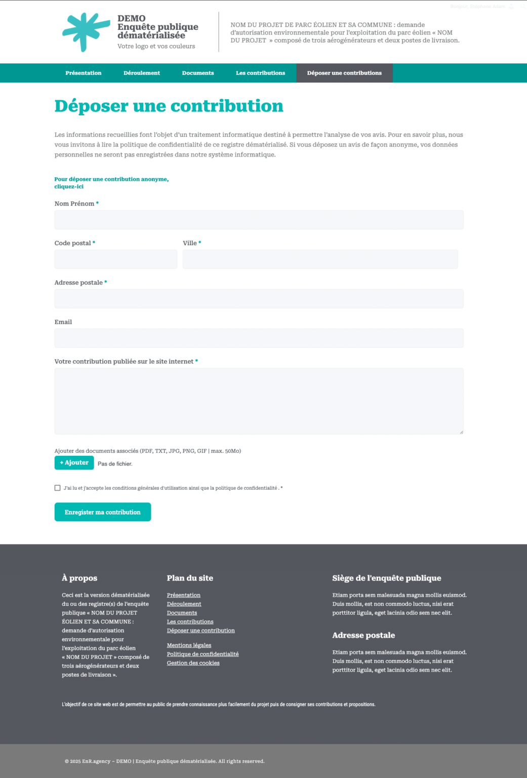 enquête publique dématérialisée